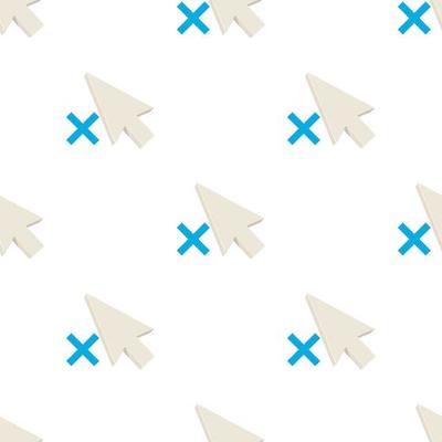Not working pointer pattern seamless vector
