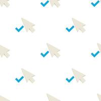 Positive pointer pattern seamless vector