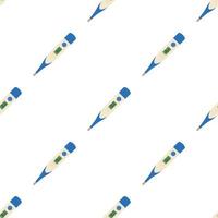 Electronic thermometer pattern seamless vector