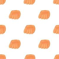 Baseball glove pattern seamless vector