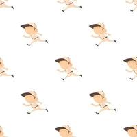Running player pattern seamless vector