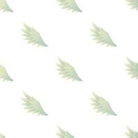 Feather wing pattern seamless vector