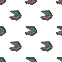 Alarm button pattern seamless vector