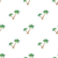 Two palm trees pattern seamless vector