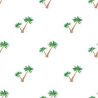 Two palm trees pattern seamless vector