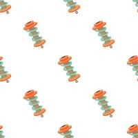 Ignition coil pattern seamless vector