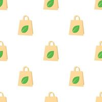 Eco package pattern seamless vector