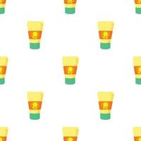 Sunscreen pattern seamless vector