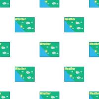 Weather forecast pattern seamless vector