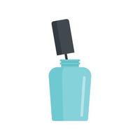 Nail polish icon flat isolated vector