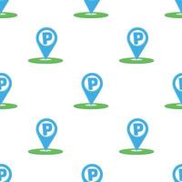 Parking pointer, pattern seamless vector