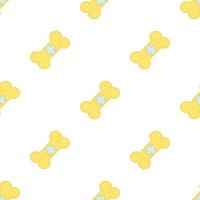 Dog bone pattern seamless vector