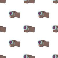 Camcorder pattern seamless vector