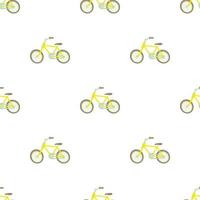 Bicycle pattern seamless vector