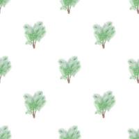 Bamboo palm pattern seamless vector
