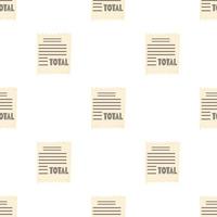 Receipt pattern seamless vector