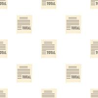 Receipt pattern seamless vector