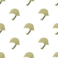 Soldier helmet pattern seamless vector