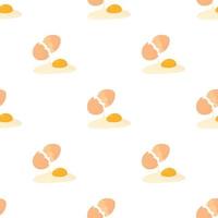 Egg pattern seamless vector