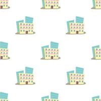 Administrative building pattern seamless vector