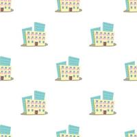 Administrative building pattern seamless vector