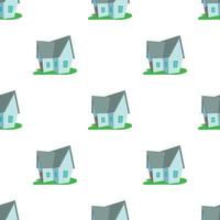 Cottage pattern seamless vector