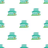 Big house pattern seamless vector