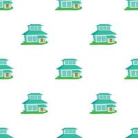 Big house pattern seamless vector