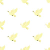 Dove pattern seamless vector