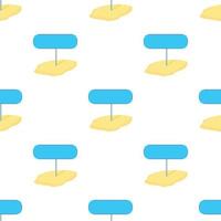 Road pointer pattern seamless vector