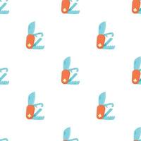 Penknife pattern seamless vector