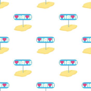 Miami pointer pattern seamless vector