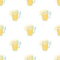 Beer pattern seamless vector