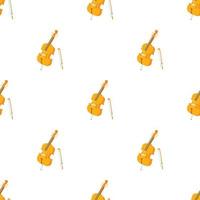 Violin style, cartoon style vector