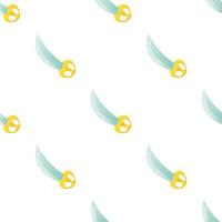 Cutlass pattern seamless vector