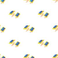 Cufflinks pattern seamless vector