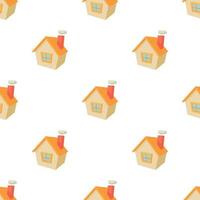 House pattern seamless vector