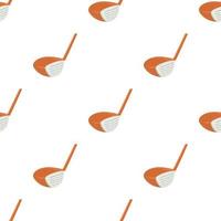 Golf stick pattern seamless vector