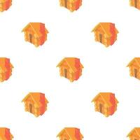 Small hut pattern seamless vector