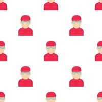 Worker pattern seamless vector