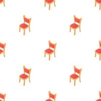 Chair pattern seamless vector