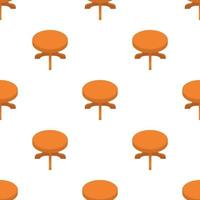Round table pattern seamless vector