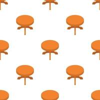 Round table pattern seamless vector