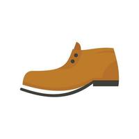 Garbage shoe icon flat isolated vector