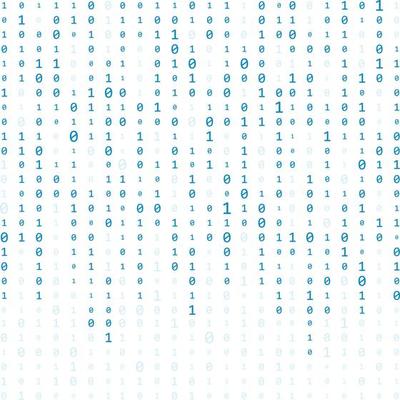 Background with numbers on the screen. Binary code zero one. Matrix. binary code. Banner, logo, wallpaper. Coding. Hacker concept.