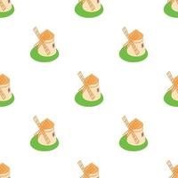 Mill pattern seamless vector