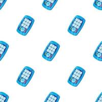 Baby phone pattern seamless vector