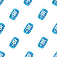 Baby phone pattern seamless vector