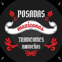 posts for social media instagram Posadas mexicanas vector