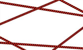 Black and red line striped vector